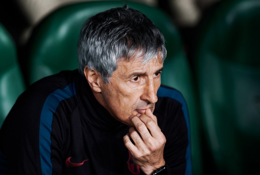 Barcelona Coach Quique Setién Fired