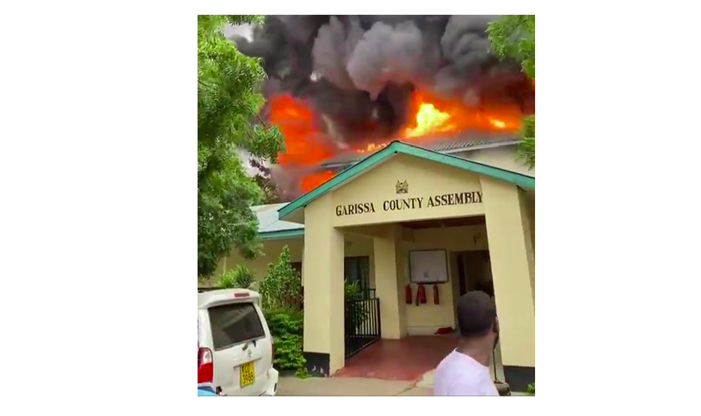 Fire Burns Down Garissa County Assembly