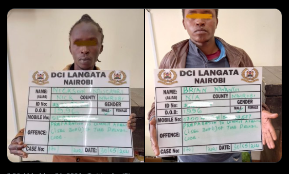 15 Yr Old Among Thugs Caught Planning Attack on Motorists